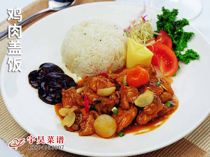 鸡肉盖饭